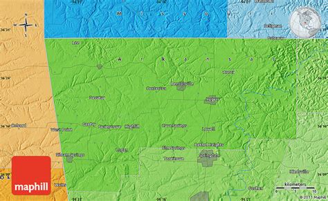 Political Map of Bentonville