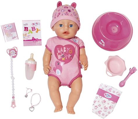 Baby Born Interactive Doll Girl Soft Touch - Toys 4 You