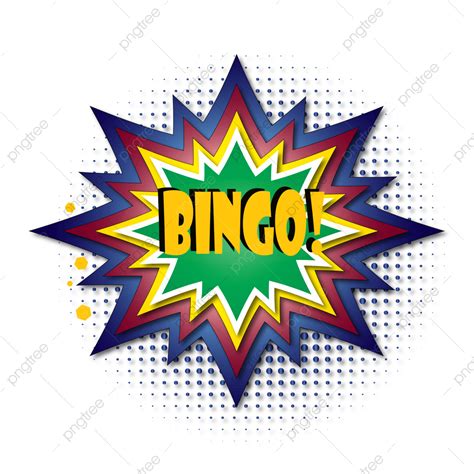 Comic Words Vector Art PNG, Bingo Wording In Comic Illustration, Bingo, Bingo Balls, Bingo Cards ...