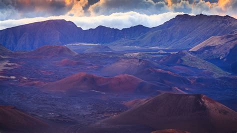 Maui, Hawaii, Volcano, Nature, Landscape, Hill, Desert, Clouds ...