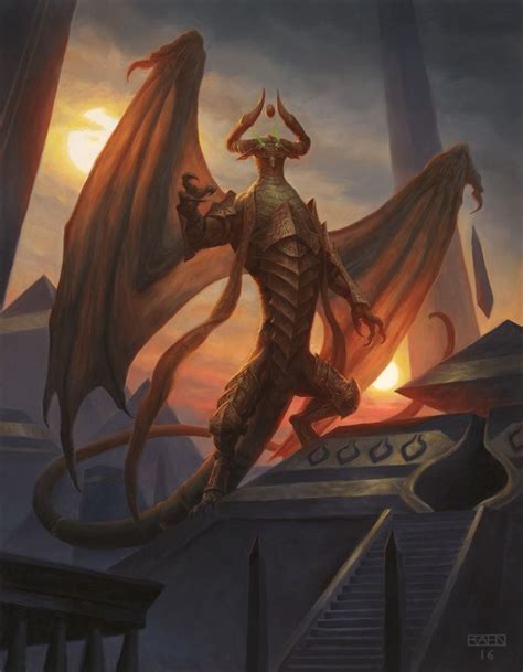 Nicol Bolas, Planeswalker, an art print by Chris Rahn | Mtg art, Dragon artwork, Magic art