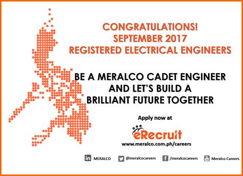 Meralco Careers - As a Meralco Cadet Engineer you have the...