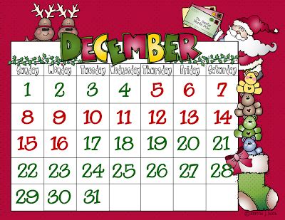 december clipart calendar 10 free Cliparts | Download images on Clipground 2024