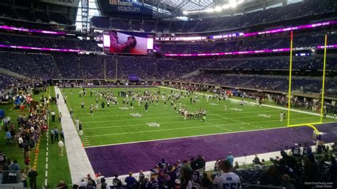 U.S. Bank Stadium Section 101 - Minnesota Vikings - RateYourSeats.com