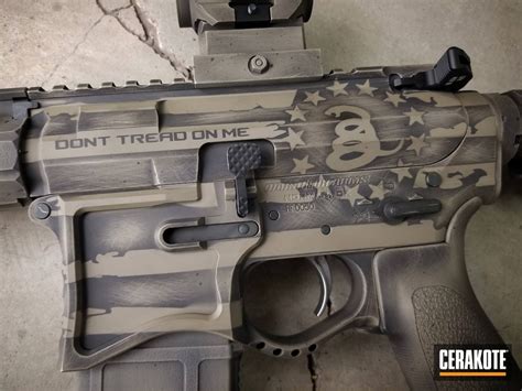 American Flag AR with Graphite Black and Magpul® Flat Dark Earth | Cerakote