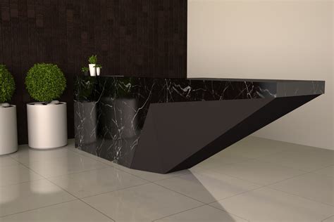 Modern Reception Desk 3D model | CGTrader