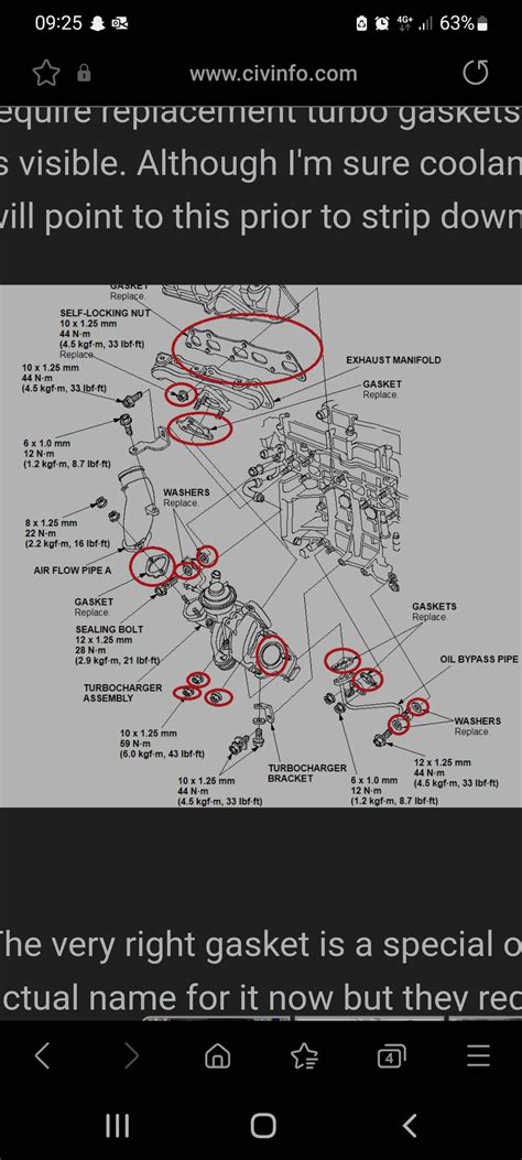 Torque specs Turbo- manifold | Honda CR-V Owners Club Forums