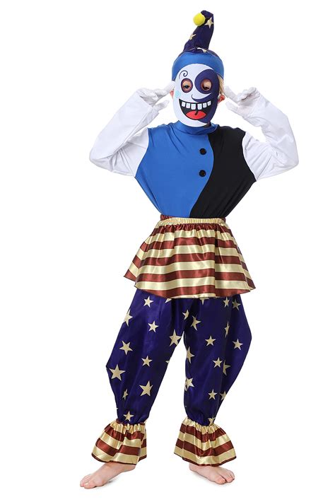 Buy Sundrop Moondrop Costume FNAF Sun Moon Clown Cosplay Outfit ...