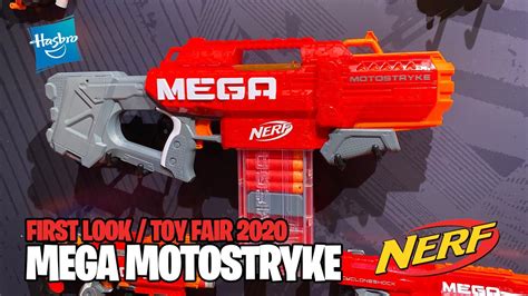 [FIRST LOOK] Nerf MEGA Motostryke - Toy Fair 2020 - YouTube