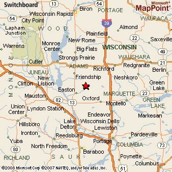 Grand Marsh, Wisconsin Area Map & More