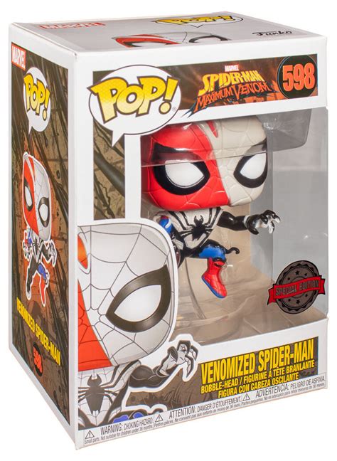 Funko POP! Marvel Spider-Man Maximum Venom #598 Venomized Spider-Man ...