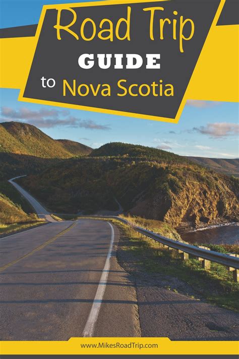 Nova Scotia Road Trip Guide https://www.mikesroadtrip.com/nova-scotia ...