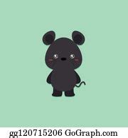 900+ Cute Black And White Cartoon Mouse Vectors | Royalty Free - GoGraph