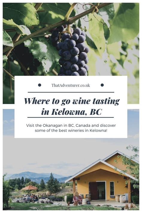 The Best Kelowna Wineries To Visit On A Long Weekend | Canadian travel, Canada travel, Canada ...