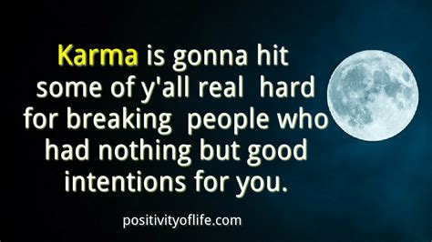 Karma is real