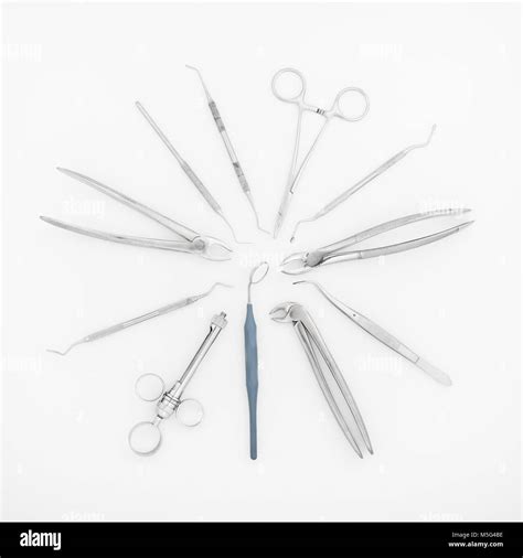 set of dental instruments Stock Photo - Alamy