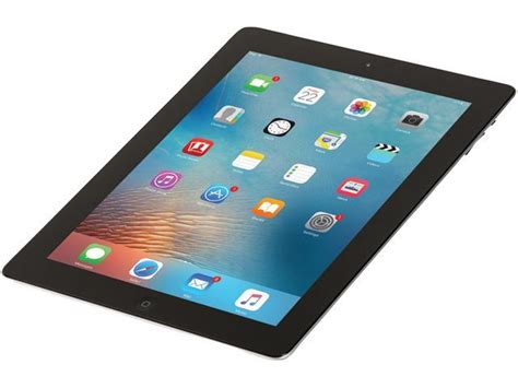 Refurbished: Apple iPad 4 16 GB A1458 Wi-Fi 9.7" Black MD510LL/A Wi-Fi ...