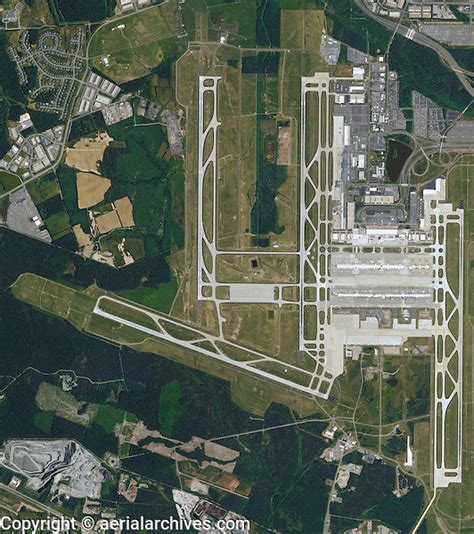 aerial photo map of Washington Dulles International Airport, Virginia | Aerial Archives | Aerial ...