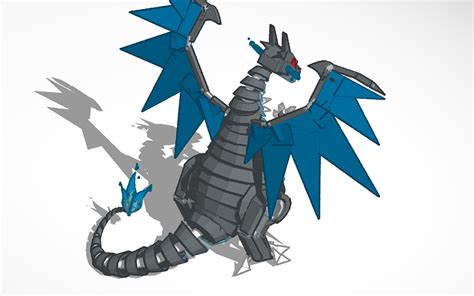 3D design Charizard X Robot Pokemon - Tinkercad