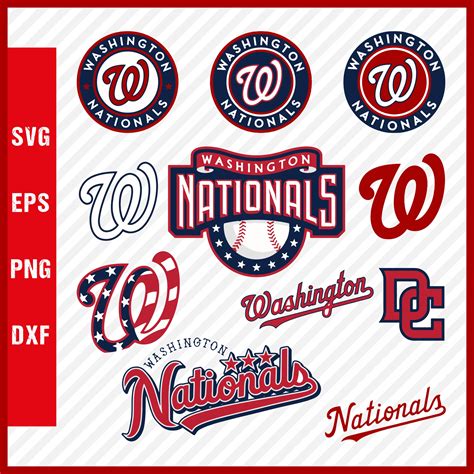 Washington Nationals Logo Svg, Svg Cut Files, Layered Images | Inspire Uplift