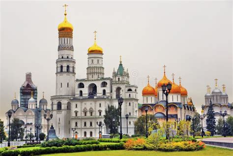 Moscow Kremlin Architecture. Color Photo. Stock Photo - Image of ...