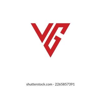 Vg Logo Design Vector Template Stock Vector (Royalty Free) 2265857391 | Shutterstock