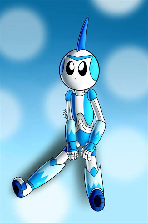 A blue robot! by IronChief01 on DeviantArt