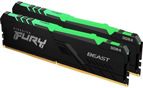 Kingston FURY Beast RGB 64GB Dual-Kit DDR4-3600 CL17 (KF436C18BBAK2/64) ab 215,95 ...