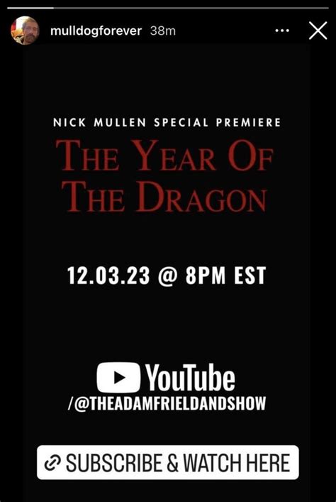 Nick Mullen’s new standup special “The Year of the Dragon” premieres this Sunday, December 3 at ...