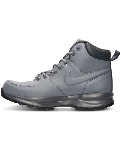 Lyst - Nike Men's Manoa Leather Boots From Finish Line in Gray for Men