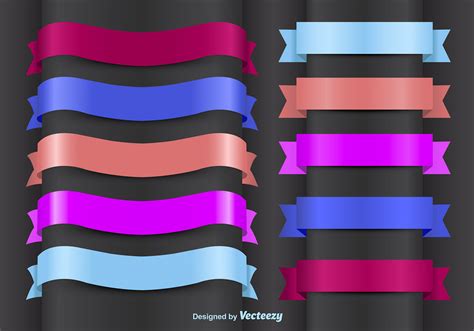 Colorful ribbons 96451 Vector Art at Vecteezy