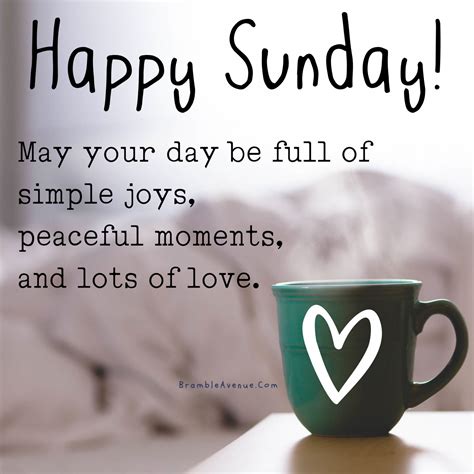 HAPPY SUNDAY | COFFEE MUG IMAGE | QUOTE - Bramble Avenue