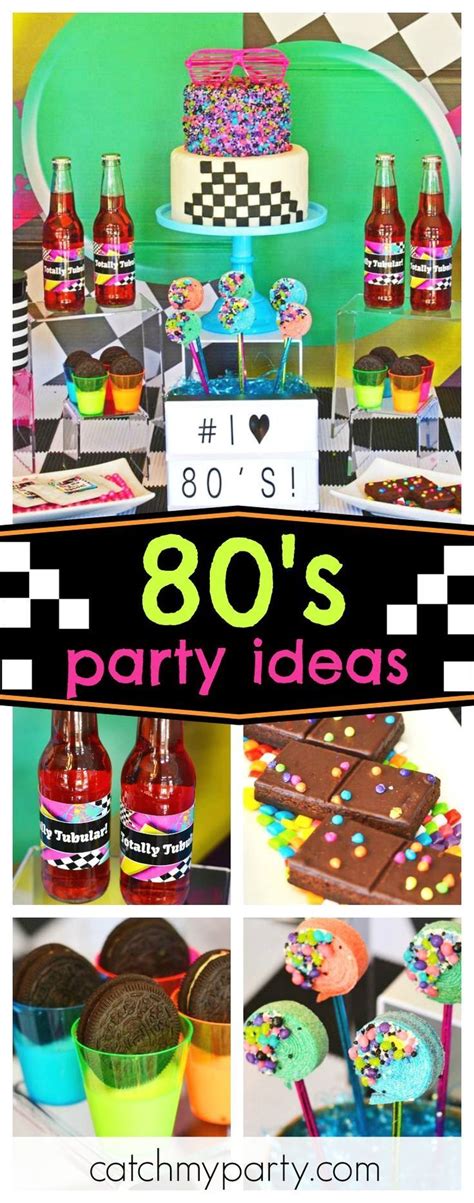 80s, Eighties, Decade, 1980s / Birthday "Totally Tubular 80s Party ...