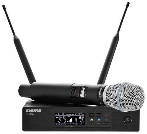 SHURE QLXD24/B87A-H50 | Digital Beta 87A System 534-598 MHz | agiprodj