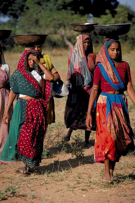 Women in rural India Photograph by Carl Purcell - Pixels