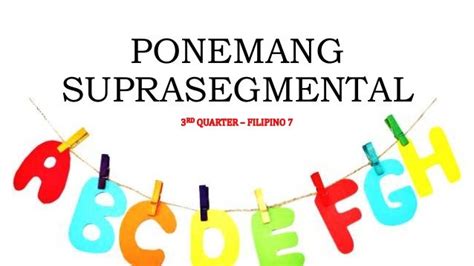 Ponemang suprasegmental