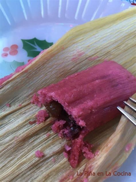 Tamal de Fresa. Strawberry Tamal Recipe. - La Piña en la Cocina