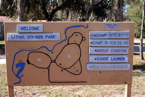 Lithia Springs Camping Trip 020 | Sign near park entrance sh… | Flickr