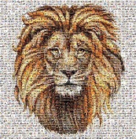 North Lion Photo Mosaic - Picture Mosaics