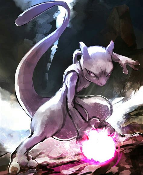 Pokemon | Mewtwo - You Won't Do It | Arte pokemon, Arte de videojuegos, Dibujos de pokemon