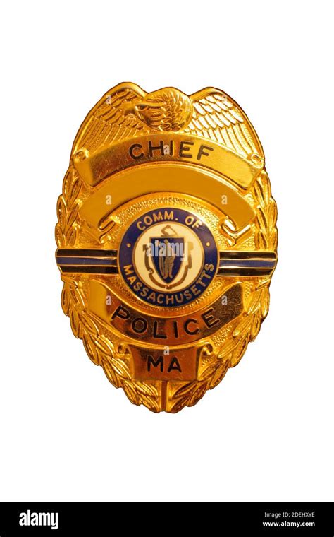 US Chief of Police badge Stock Photo - Alamy