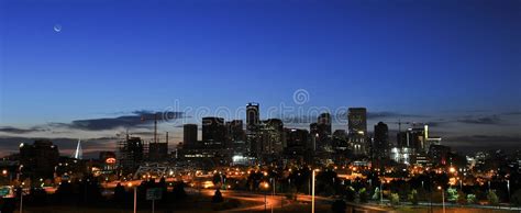 Denver Skyline Sunrise stock photo. Image of york, sunset - 7175542