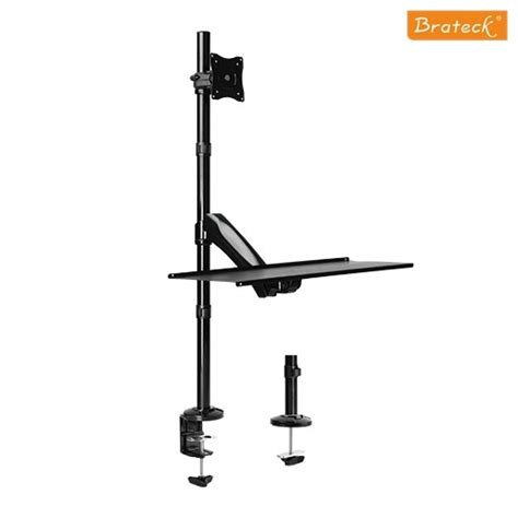 Brateck Single Monitor Sit-Stand Workstation - While Stocks Last