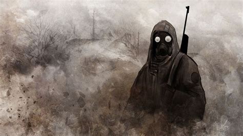 #S.T.A.L.K.E.R. video game art #digital #mask gas masks #people #2K #wallpaper #hdwallpaper # ...