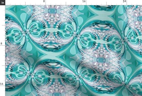 blue swirl Fabric | Spoonflower