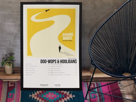 Bruno Mars - Doo-wops & Hooligans | Album Cover Poster Designed & Sold ...