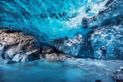 Iceland Ice Caves - Photographing Inside Vatnajokull Waterfall Ice Cave ...