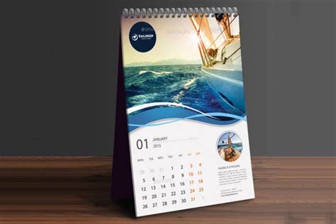 Download This Free Table Calendar PSD Mockup - Designhooks