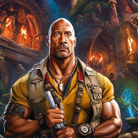 Dwayne The Rock Johnson as Dr. Smolder Bravestone from Jumanji - AI ...