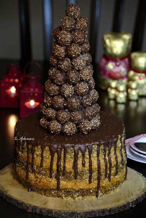 Ferrero rocher cake - Decorated Cake by More_Sugar - CakesDecor